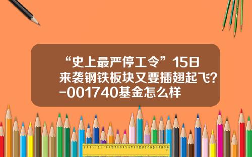 “史上最严停工令”15日来袭钢铁板块又要插翅起飞？-001740基金怎么样