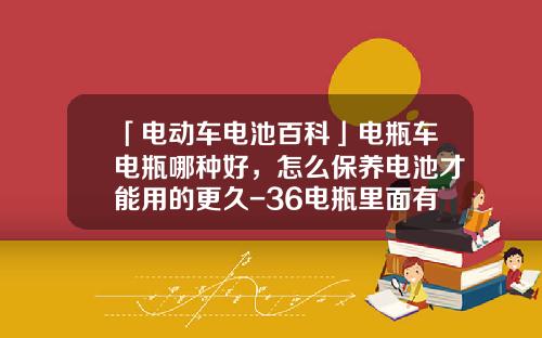 「电动车电池百科」电瓶车电瓶哪种好，怎么保养电池才能用的更久-36电瓶里面有多少铅