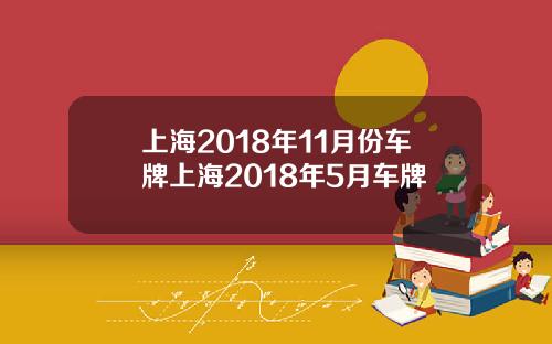上海2018年11月份车牌上海2018年5月车牌