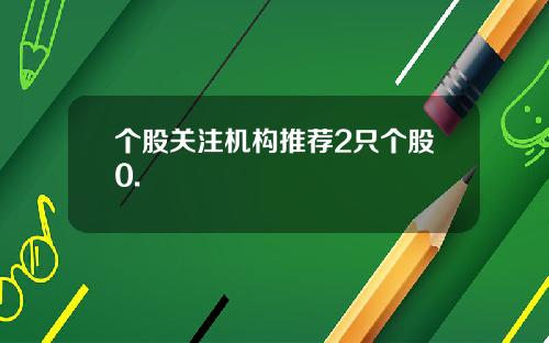 个股关注机构推荐2只个股0.