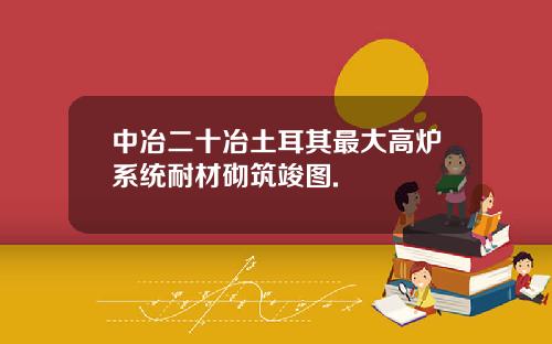 中冶二十冶土耳其最大高炉系统耐材砌筑竣图.