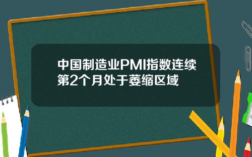 中国制造业PMI指数连续第2个月处于萎缩区域