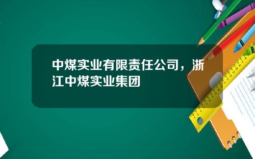 中煤实业有限责任公司，浙江中煤实业集团