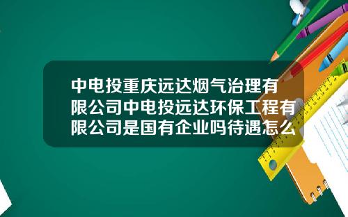 中电投重庆远达烟气治理有限公司中电投远达环保工程有限公司是国有企业吗待遇怎么样