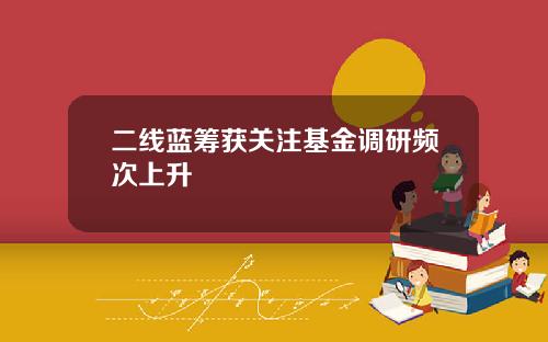 二线蓝筹获关注基金调研频次上升