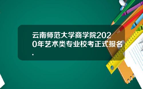 云南师范大学商学院2020年艺术类专业校考正式报名.