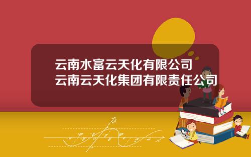 云南水富云天化有限公司 云南云天化集团有限责任公司
