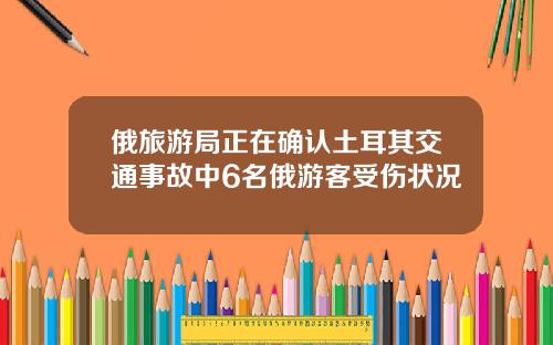 俄旅游局正在确认土耳其交通事故中6名俄游客受伤状况