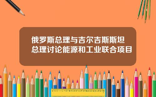 俄罗斯总理与吉尔吉斯斯坦总理讨论能源和工业联合项目