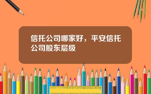 信托公司哪家好，平安信托公司股东层级