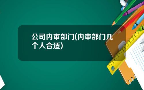 公司内审部门(内审部门几个人合适)
