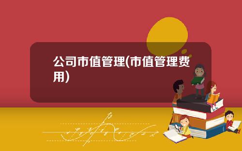 公司市值管理(市值管理费用)