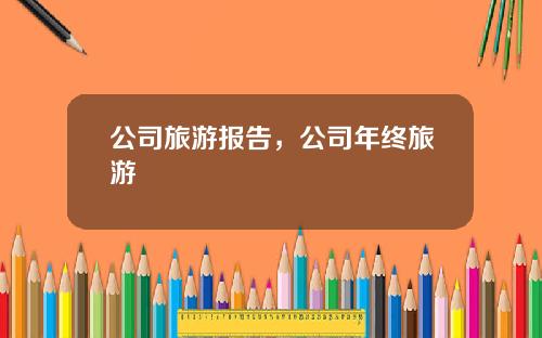 公司旅游报告，公司年终旅游