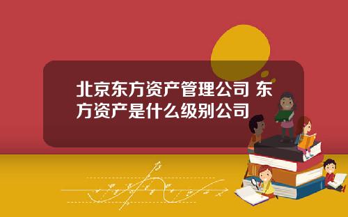 北京东方资产管理公司 东方资产是什么级别公司