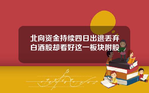 北向资金持续四日出逃丢弃白酒股却看好这一板块附股