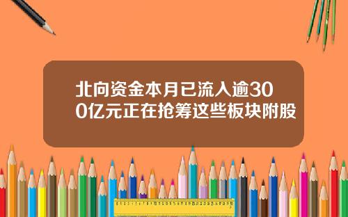 北向资金本月已流入逾300亿元正在抢筹这些板块附股