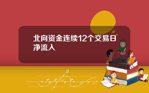北向资金连续12个交易日净流入
