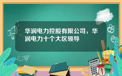 华润电力控股有限公司，华润电力十个大区领导