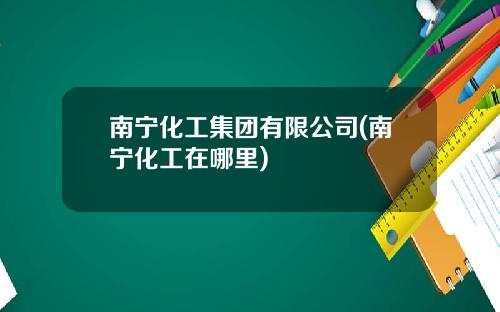 南宁化工集团有限公司(南宁化工在哪里)