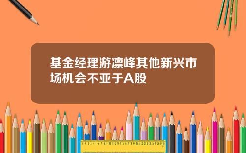 基金经理游凛峰其他新兴市场机会不亚于A股