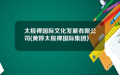 太极禅国际文化发展有限公司(黄婷太极禅国际集团)