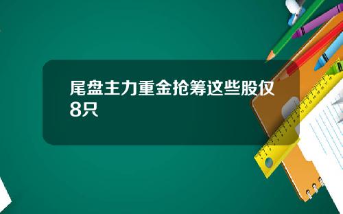 尾盘主力重金抢筹这些股仅8只