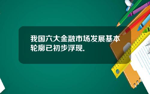 我国六大金融市场发展基本轮廓已初步浮现.