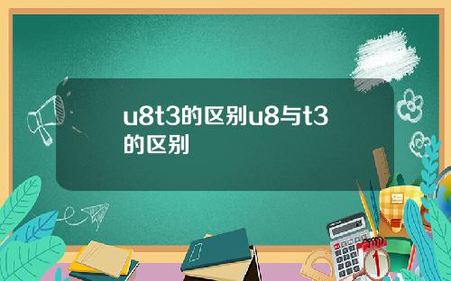 u8t3的区别u8与t3的区别
