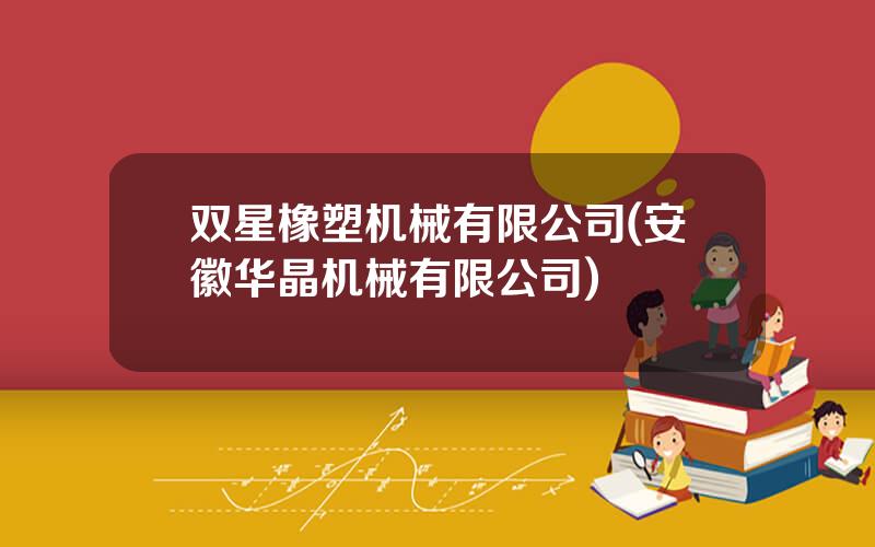 双星橡塑机械有限公司(安徽华晶机械有限公司)
