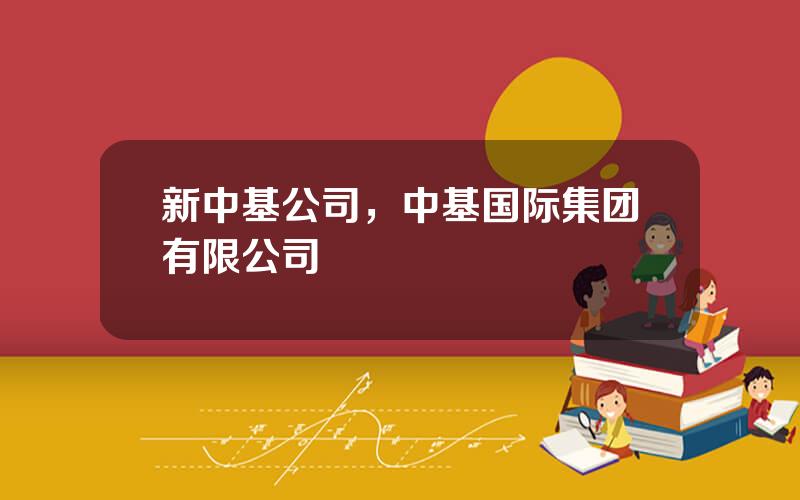 新中基公司，中基国际集团有限公司